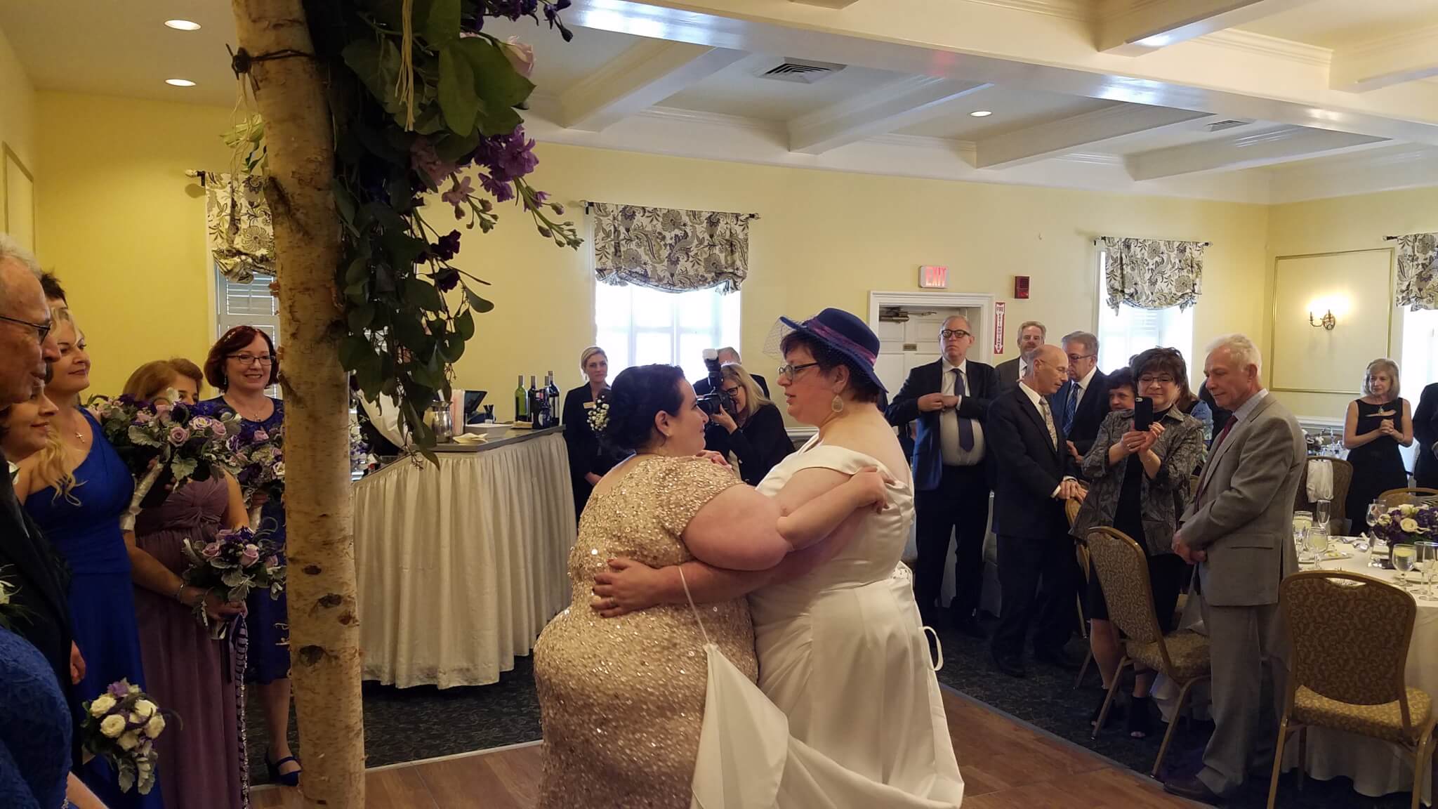 Marla + Linda’s Hawthorne Hotel Wedding photo 3