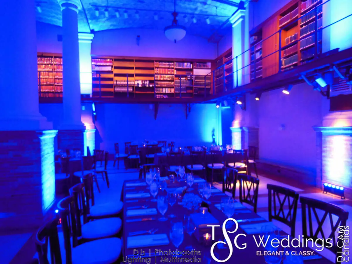 Wedding celebration and lighting at Boston Public Library, gallery photo 4