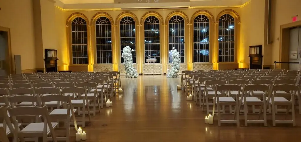 Wedding celebration and lighting at Peabody Essex Museum, gallery photo 23