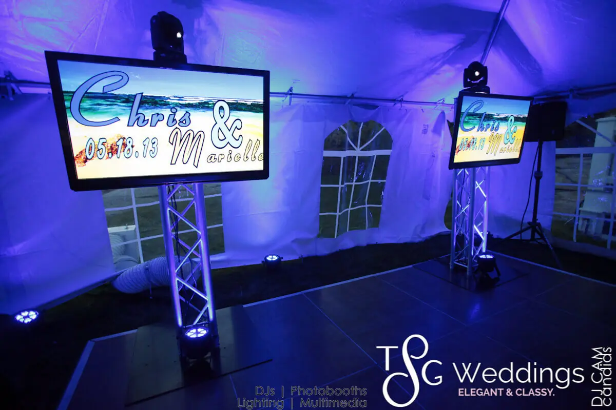 Wedding celebration and lighting at Eastern Point Yacht Club, gallery photo 1