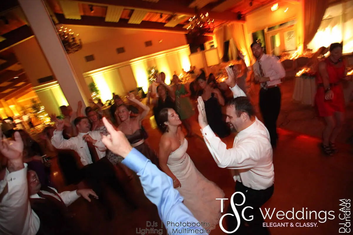 Wedding celebration and lighting at Spring Valley Country Club, gallery photo 8