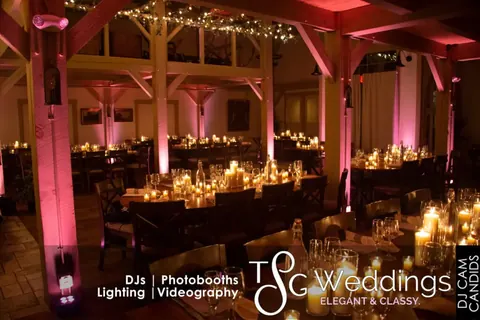 Wedding celebration and lighting at Grove at Briar Barn Inn, gallery photo 9