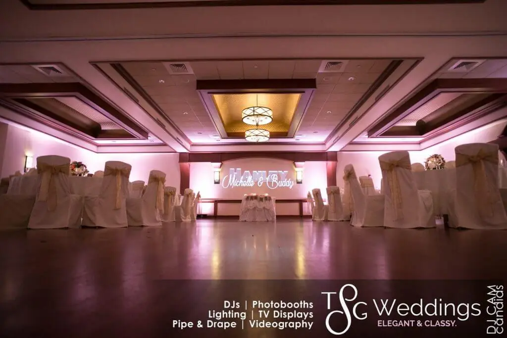 Wedding celebration and lighting at Cafe Escadrille - Burlington, gallery photo 2