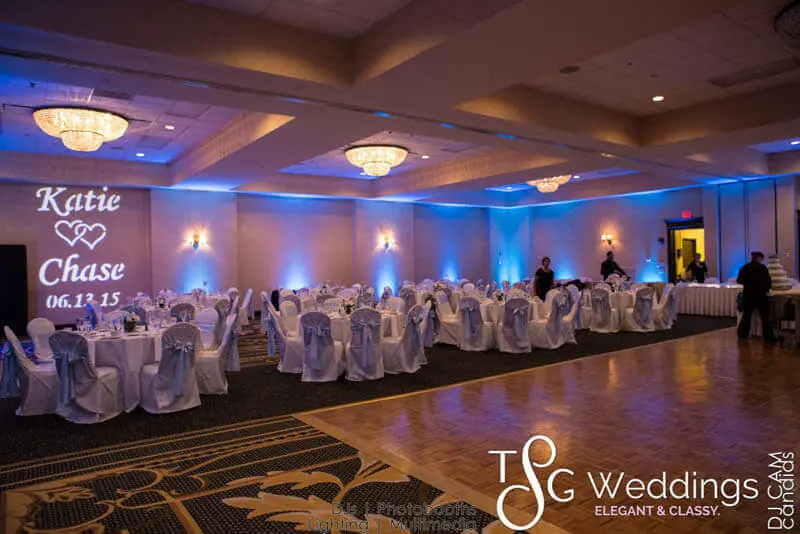 Wedding celebration and lighting at Double Tree Hilton, gallery photo 7