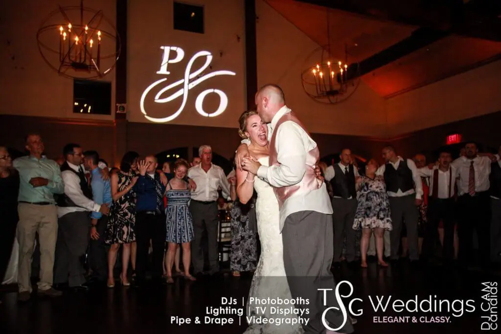 Wedding celebration and lighting at LaBelle Winery, gallery photo 7