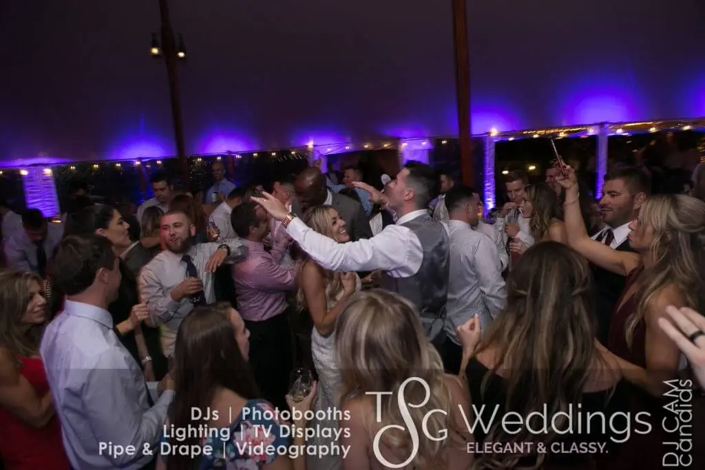 Wedding celebration and lighting at Willowdale Estate, gallery photo 28