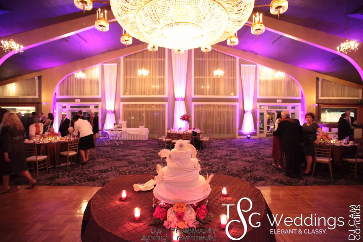 Wedding lighting at Danversport Yacht Club