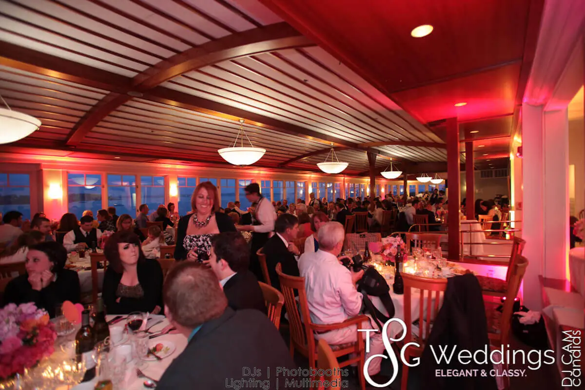 Wedding celebration and lighting at Corinthian Yacht Club, gallery photo 2