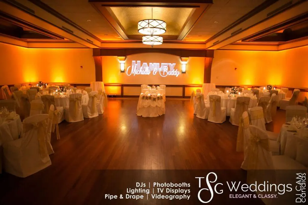 Wedding celebration and lighting at Cafe Escadrille - Burlington, gallery photo 11
