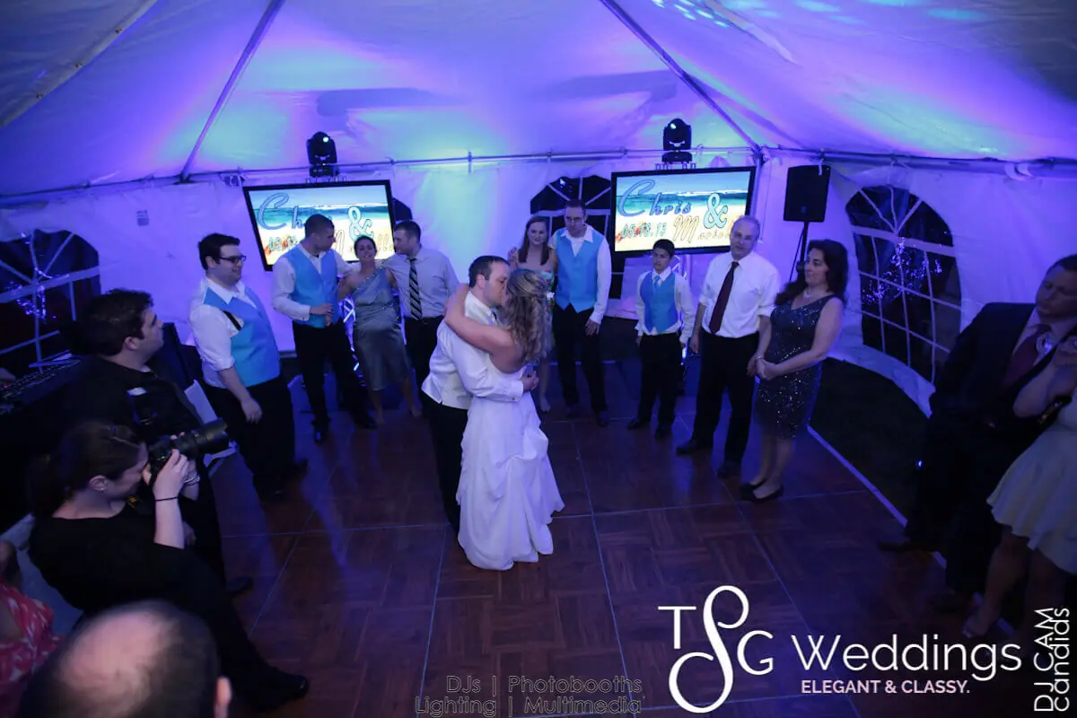 Wedding celebration and lighting at Eastern Point Yacht Club, gallery photo 2