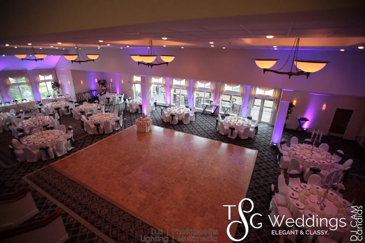 Wedding celebration and lighting at Atkinson Country Club, gallery photo 8
