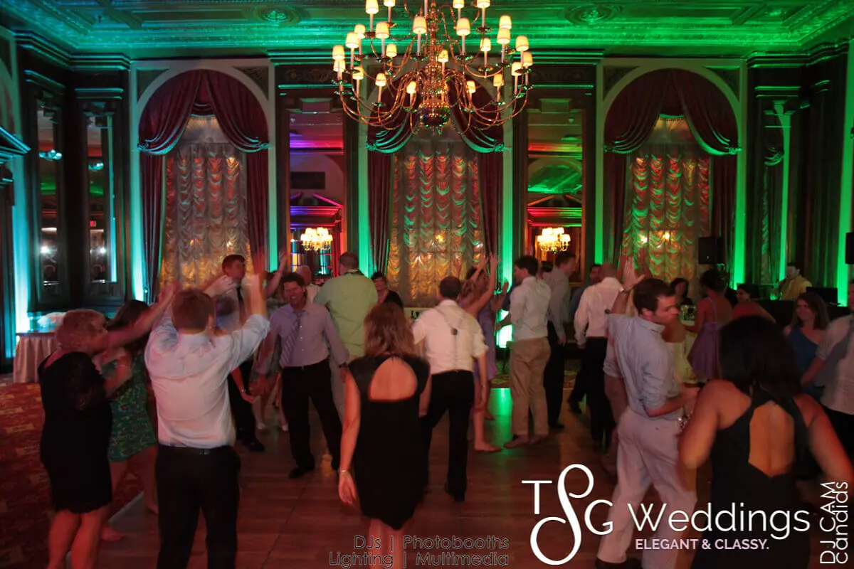 Wedding celebration and lighting at Fairmont Copley Plaza, gallery photo 17