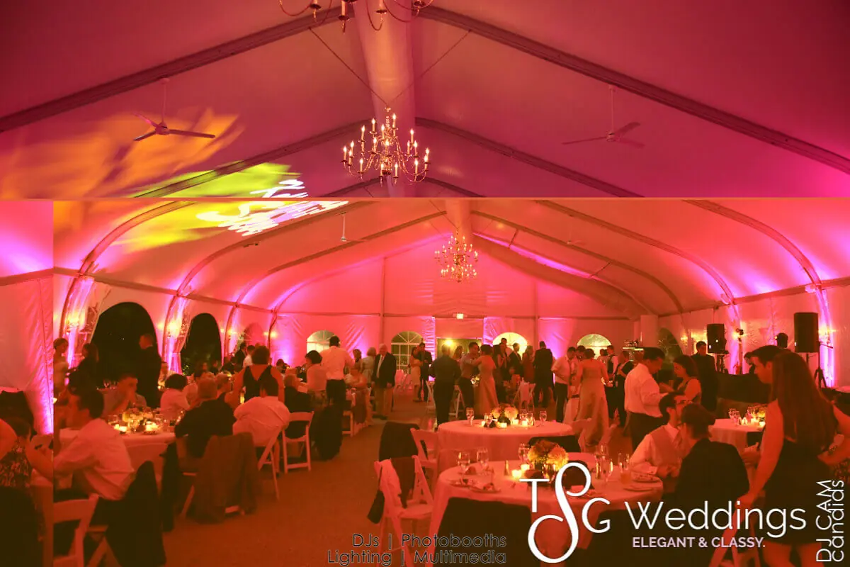 Wedding celebration and lighting at Misselwood At Endicott College, gallery photo 5