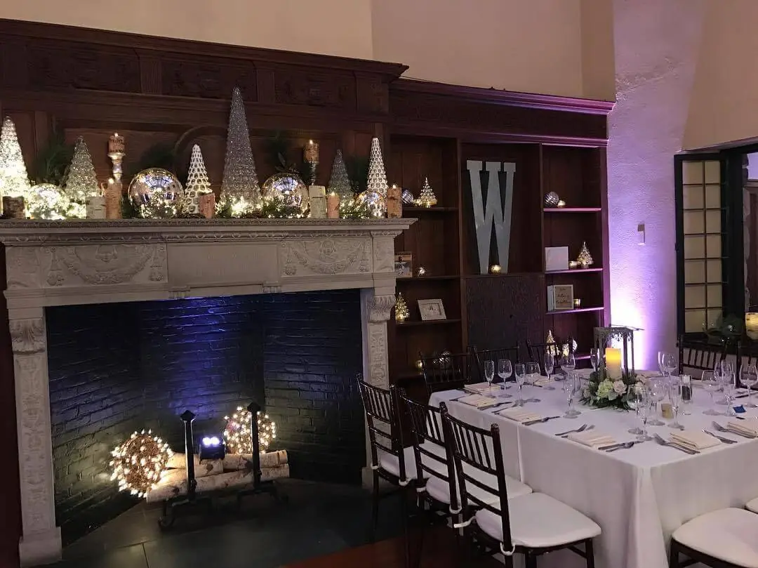 Wedding celebration and lighting at Willowdale Estate, gallery photo 48