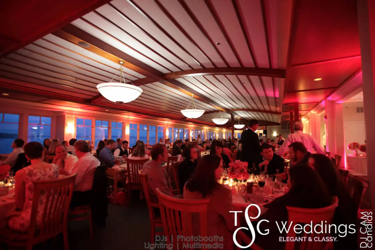 Wedding celebration and lighting at Corinthian Yacht Club, gallery photo 1