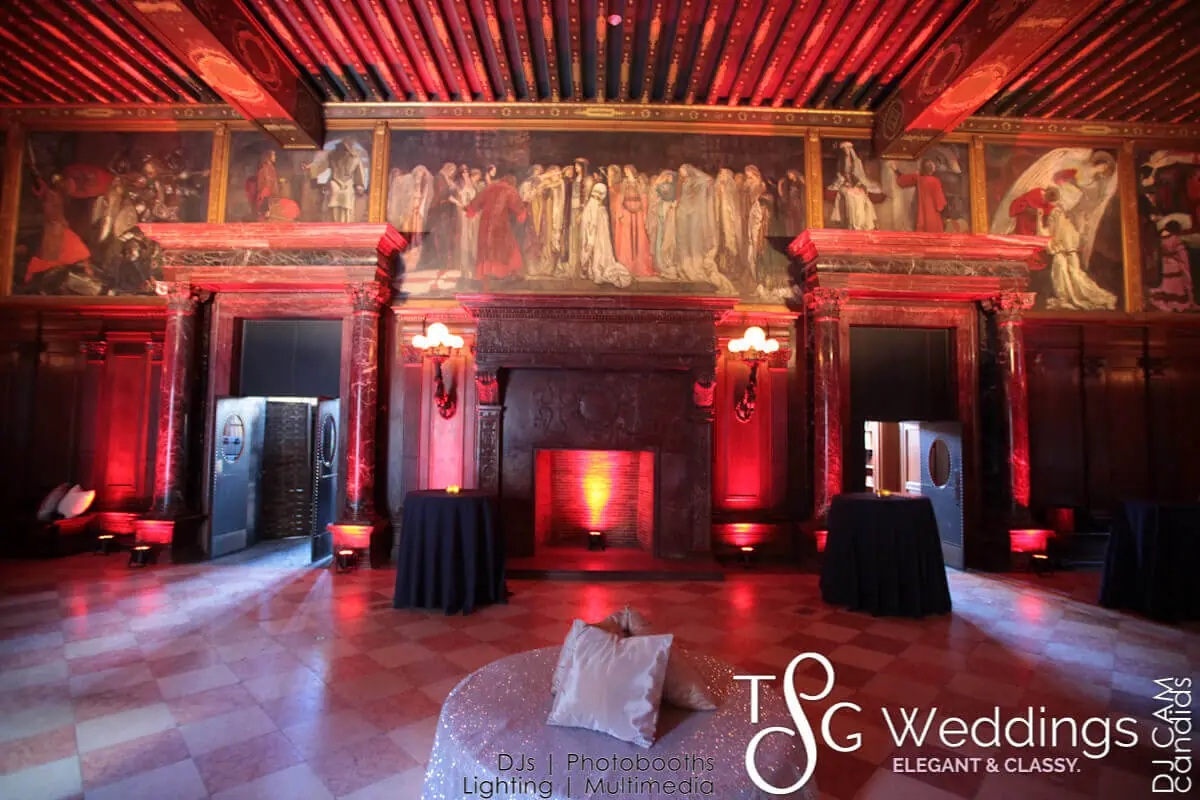 Wedding celebration and lighting at Boston Public Library, gallery photo 6
