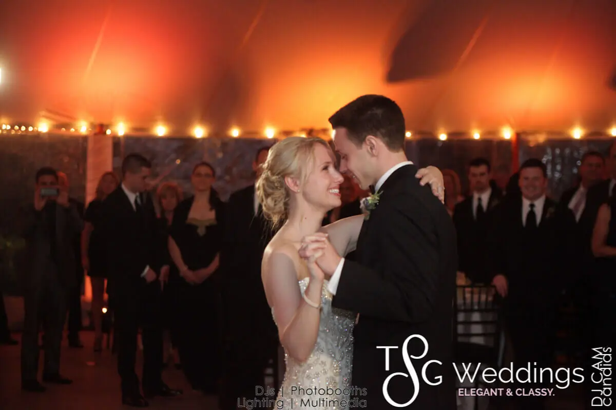 Wedding celebration and lighting at Willowdale Estate, gallery photo 18