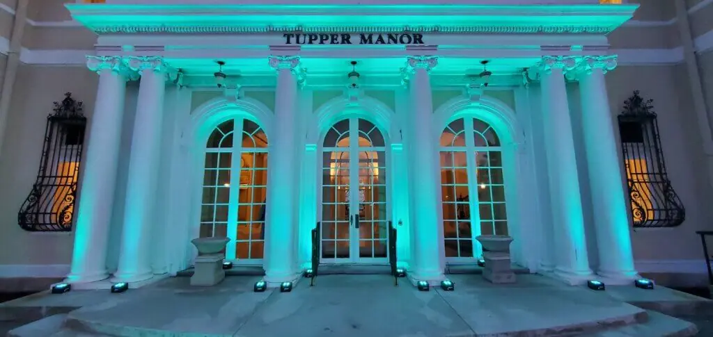 Wedding celebration and lighting at Tupper Manor, gallery photo 17