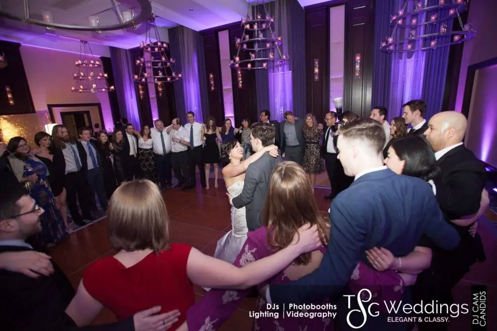 Wedding celebration and lighting at The Liberty Hotel, gallery photo 13
