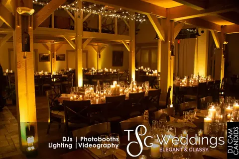 Wedding celebration and lighting at Grove at Briar Barn Inn, gallery photo 1