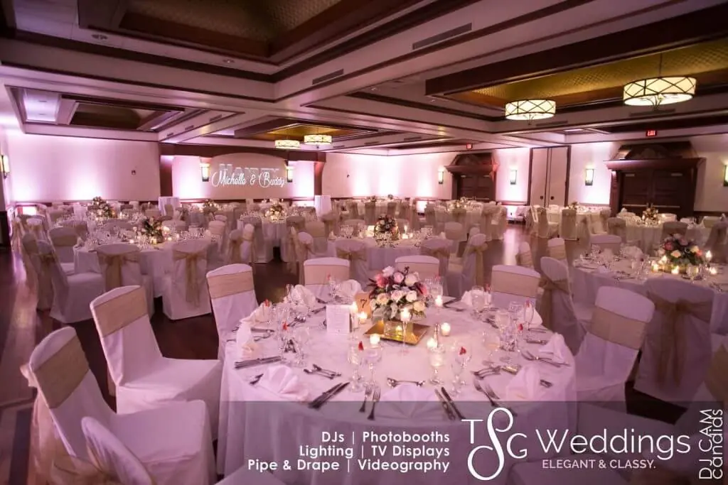 Wedding lighting at Cafe Escadrille - Burlington