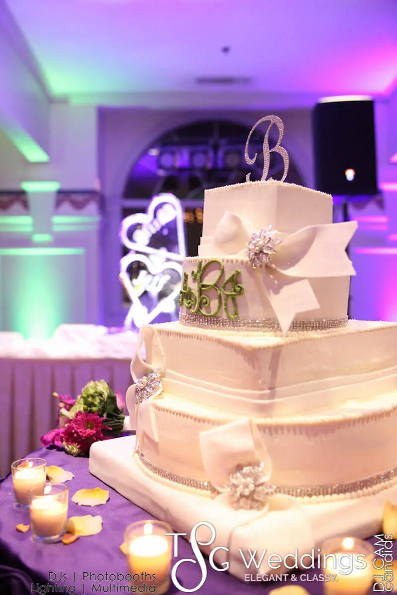 Wedding celebration and lighting at DiBurros Function Facility, gallery photo 3