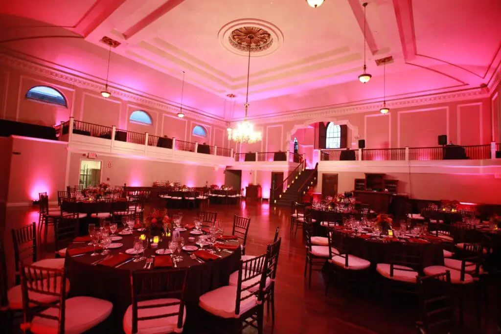 Wedding celebration and lighting at Colonial Hall at Rockafellers, gallery photo 4
