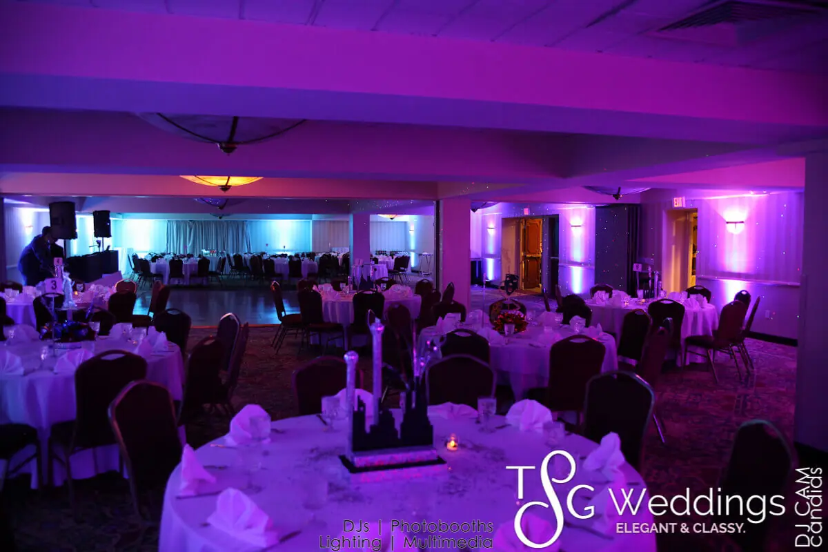 Wedding celebration and lighting at Holiday Inn Brookline, gallery photo 3