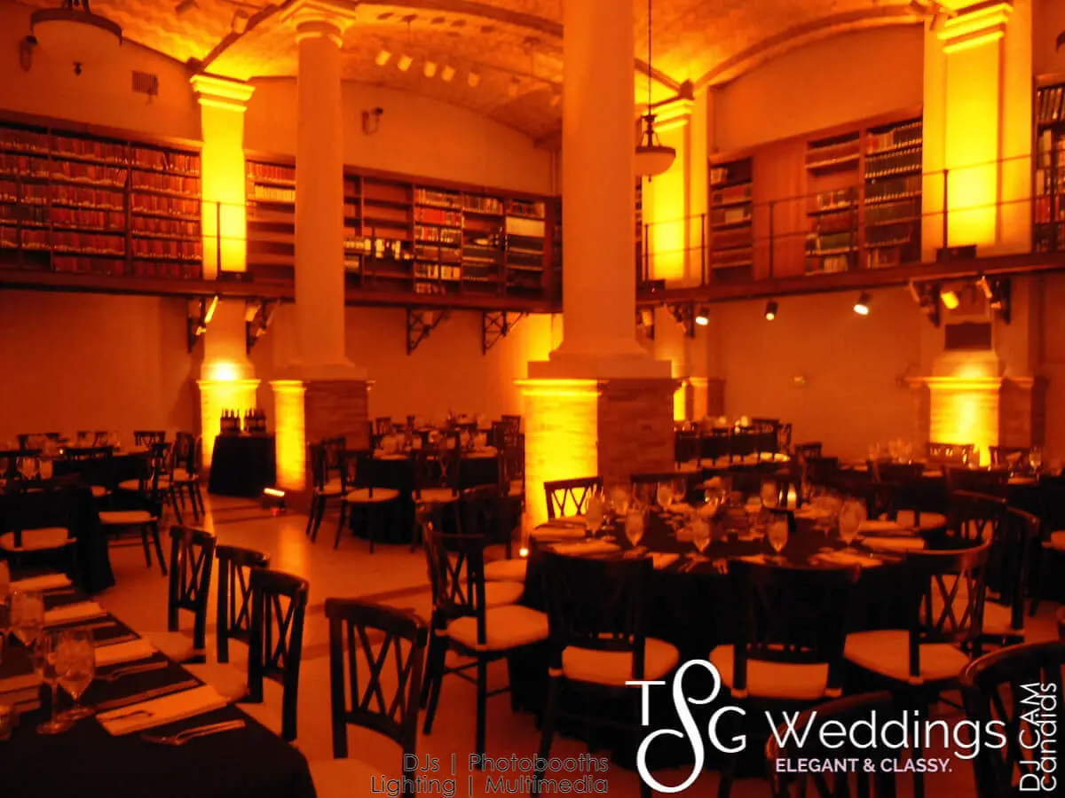Wedding celebration and lighting at Boston Public Library, gallery photo 2