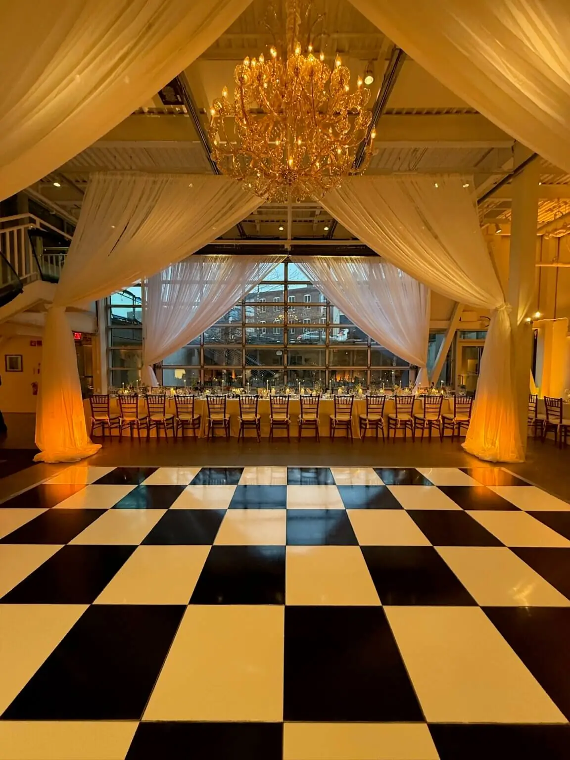 Wedding celebration and lighting at Artists for Humanity, gallery photo 3