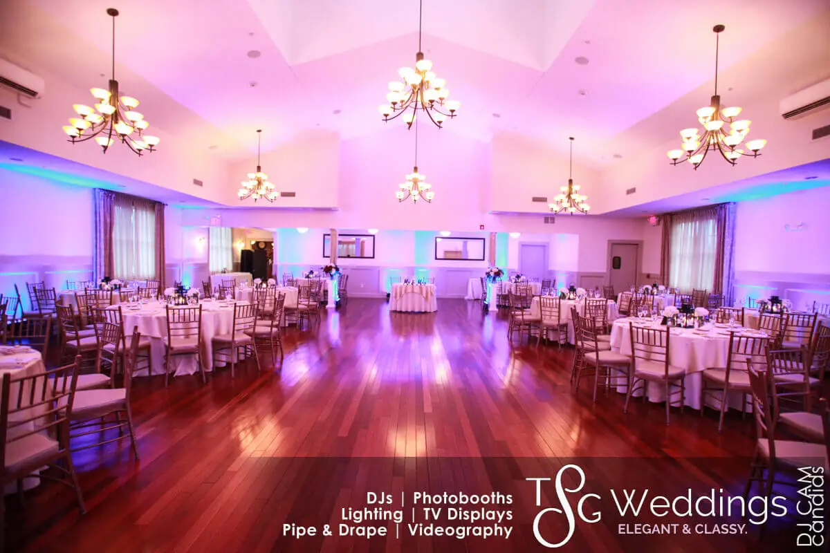 Wedding celebration and lighting at Merrimack Valley Golf Club, gallery photo 12