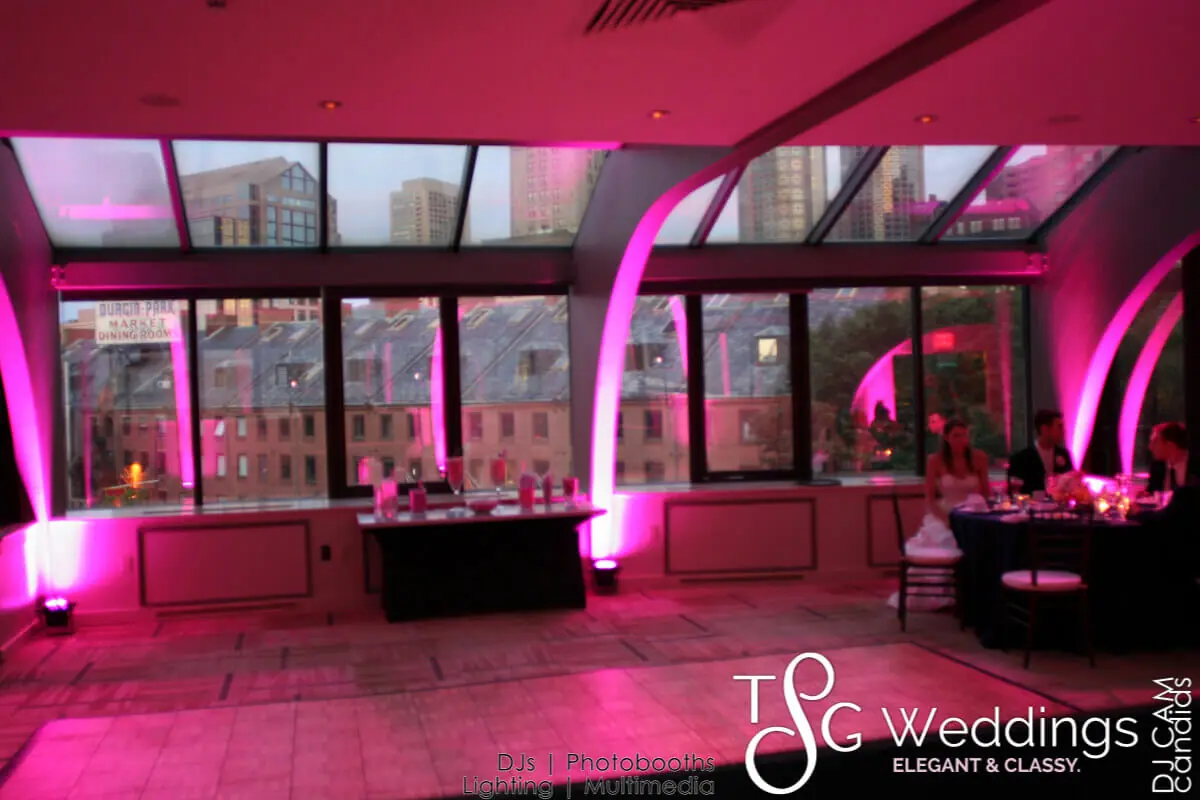 Wedding celebration and lighting at Millennium Bostonian Hotel, gallery photo 2