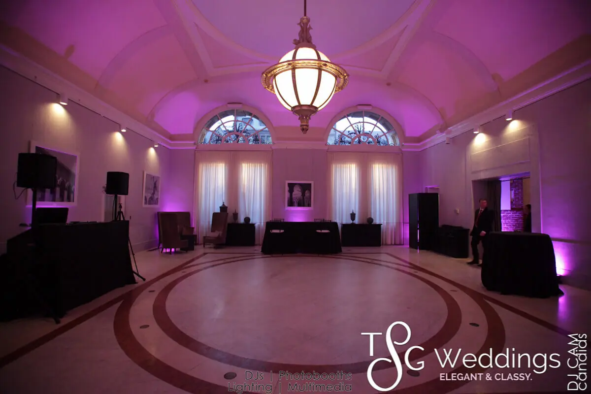 Wedding celebration and lighting at Boston Public Library, gallery photo 5