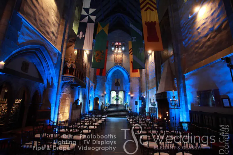 Wedding celebration and lighting at Hammond Castle, gallery photo 7