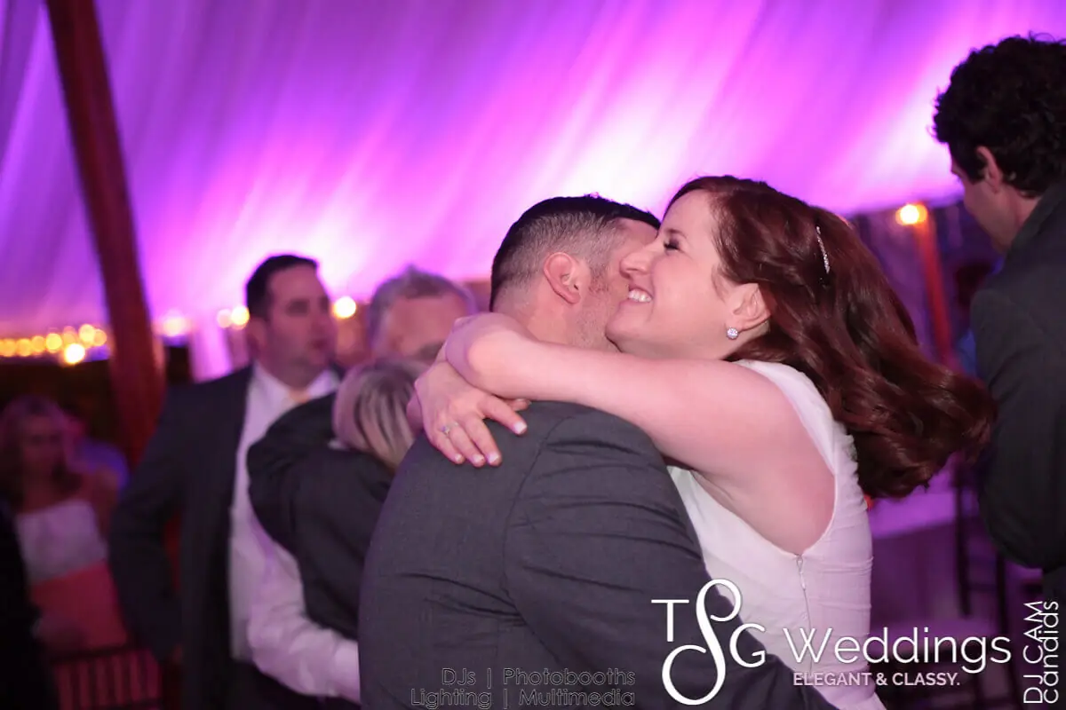 Wedding celebration and lighting at Willowdale Estate, gallery photo 17