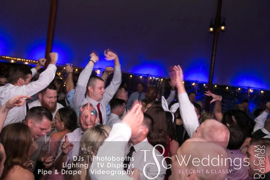 Wedding celebration and lighting at Willowdale Estate, gallery photo 34