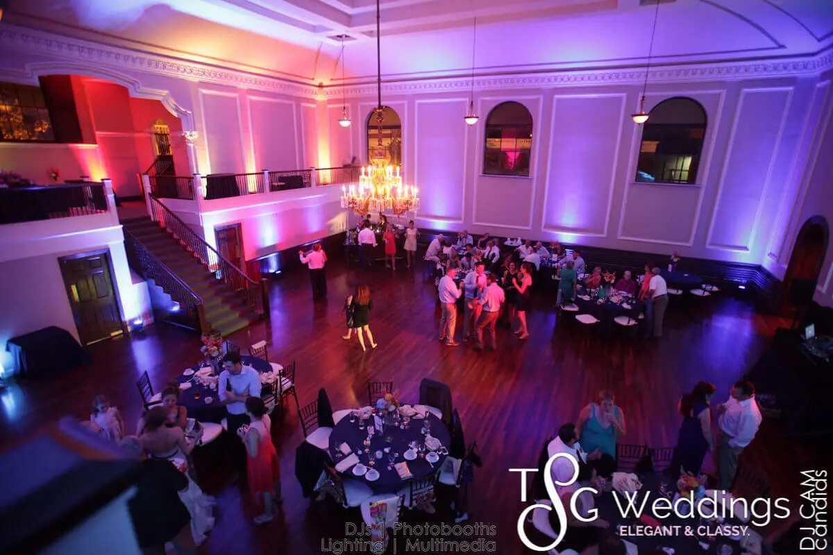 Wedding celebration and lighting at Colonial Hall at Rockafellers, gallery photo 13