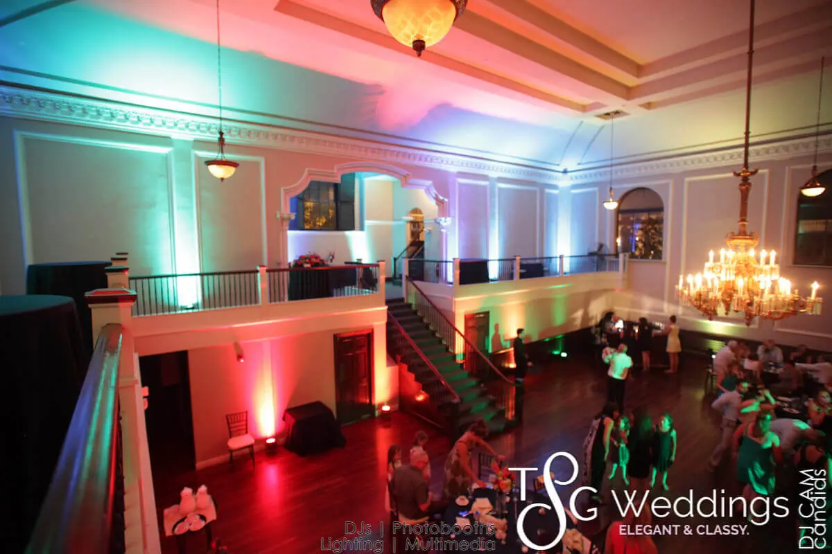 Wedding celebration and lighting at Colonial Hall at Rockafellers, gallery photo 11