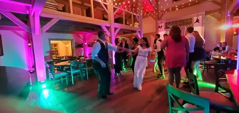 Wedding celebration and lighting at Grove at Briar Barn Inn, gallery photo 6