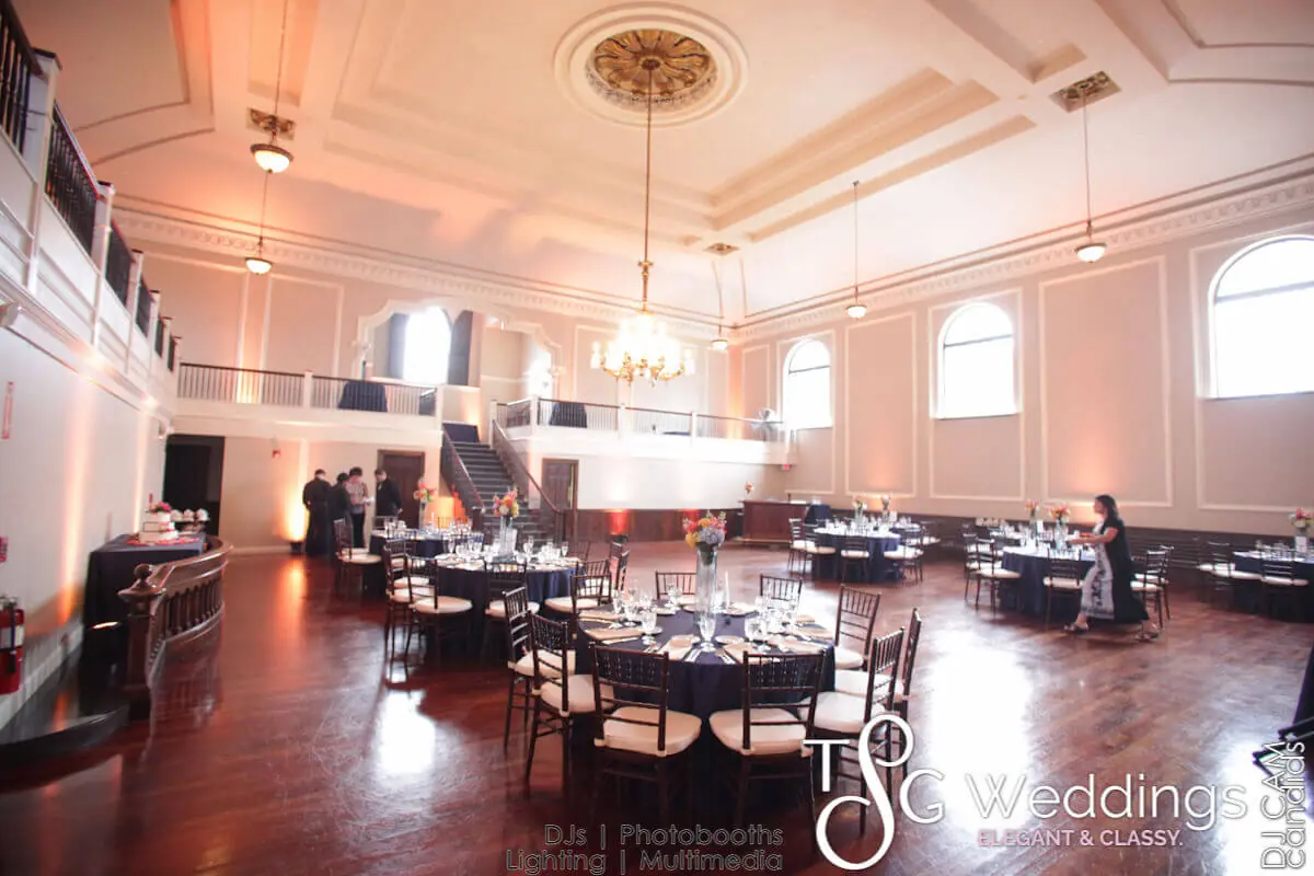 Wedding celebration and lighting at Colonial Hall at Rockafellers, gallery photo 5