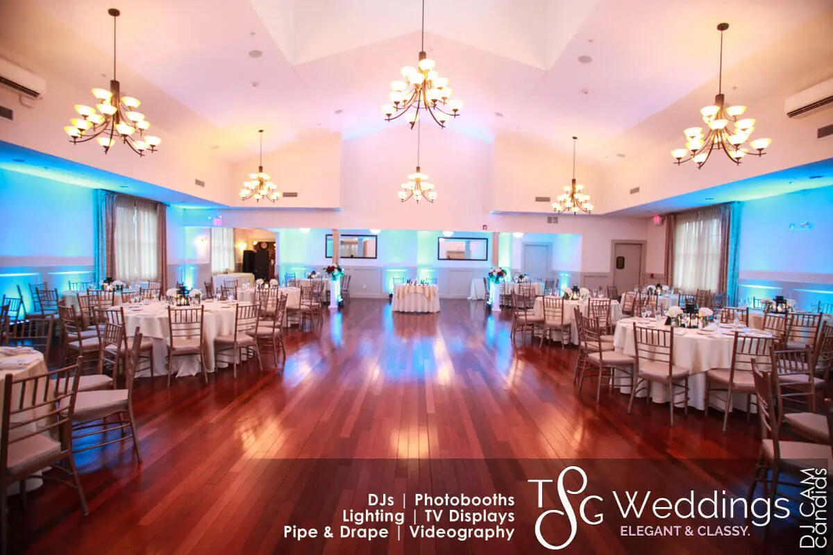 Wedding celebration and lighting at Merrimack Valley Golf Club, gallery photo 11