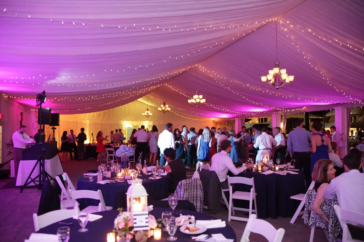 Wedding celebration and lighting at Newport Yachting Center, gallery photo 5