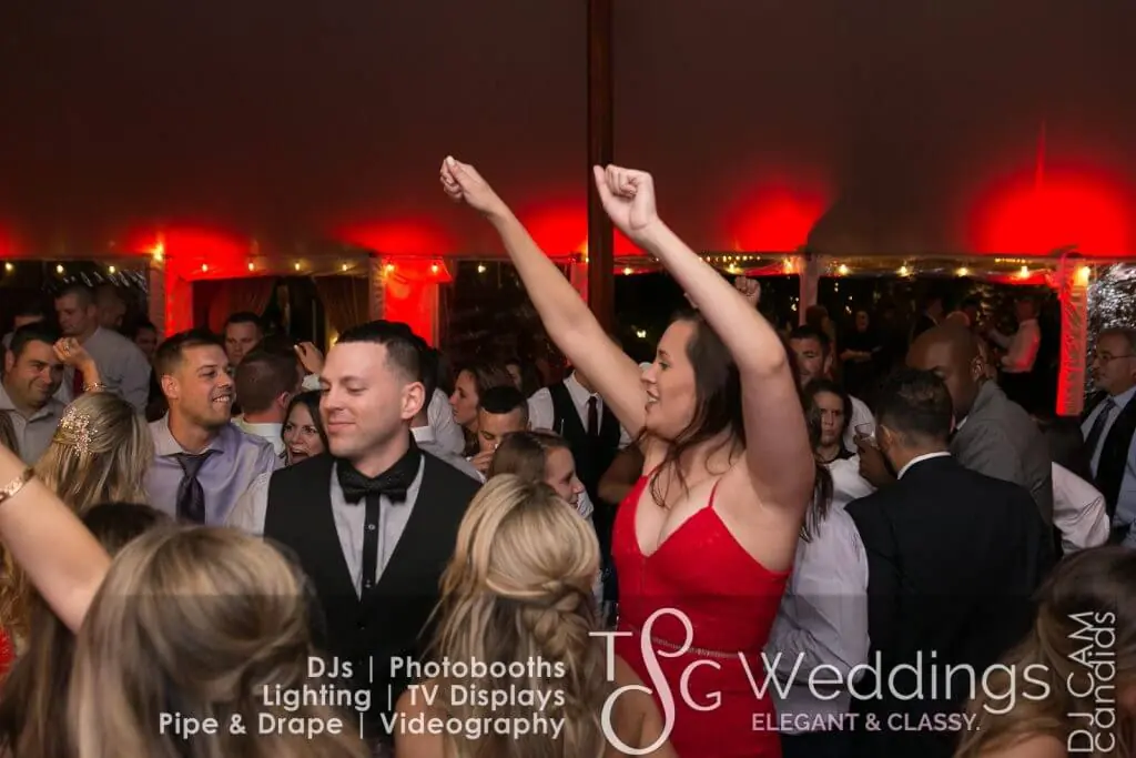 Wedding celebration and lighting at Willowdale Estate, gallery photo 30