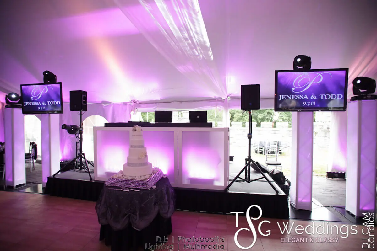 Wedding celebration and lighting at Searles Castle, gallery photo 2
