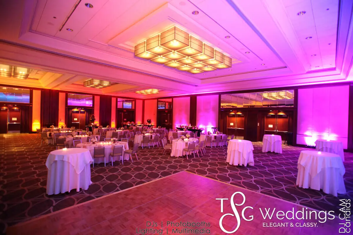Wedding celebration and lighting at Westin Hotel, gallery photo 20