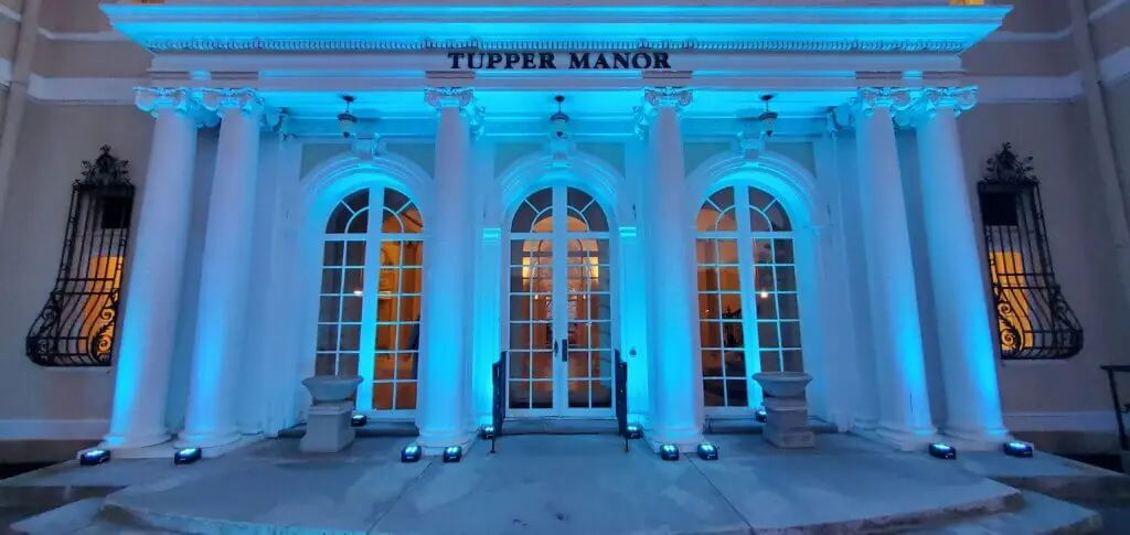 Wedding celebration and lighting at Tupper Manor, gallery photo 18