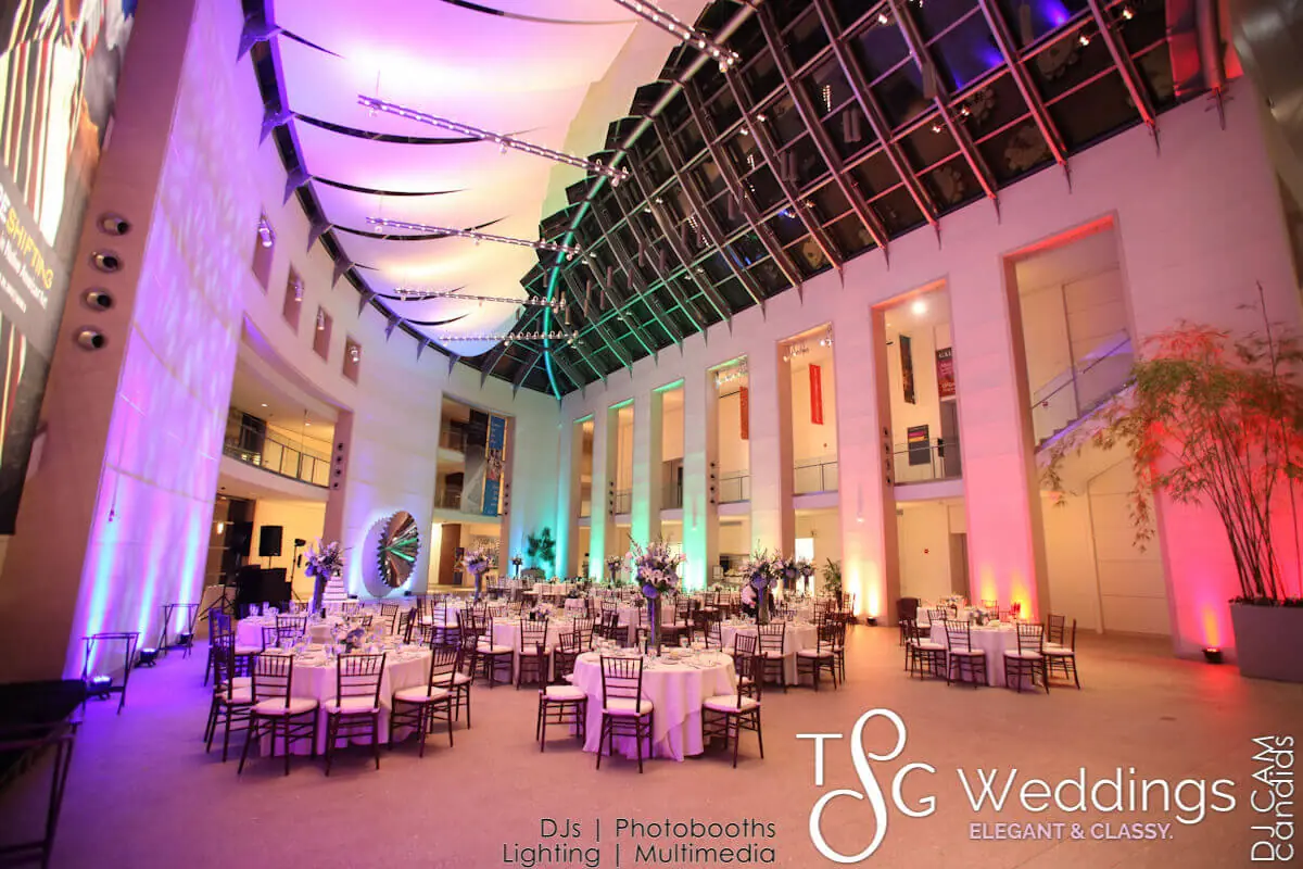 Wedding celebration and lighting at Peabody Essex Museum, gallery photo 12