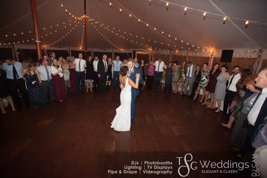 Wedding celebration and lighting at Moraine Farm - Beverly, gallery photo 2