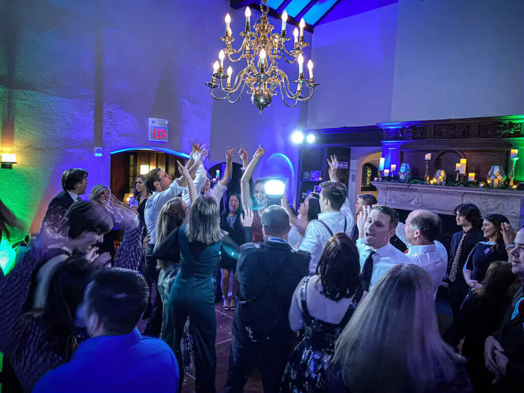 Wedding celebration and lighting at Willowdale Estate, gallery photo 41