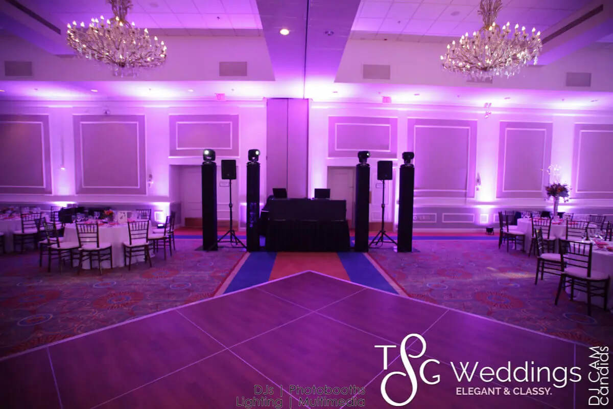 Wedding celebration and lighting at Sheraton Hotel Framingham, gallery photo 1
